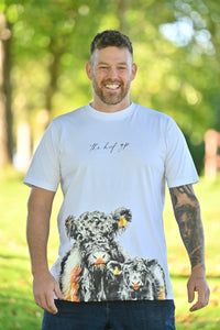 Beltie Cow and Calf T-Shirt