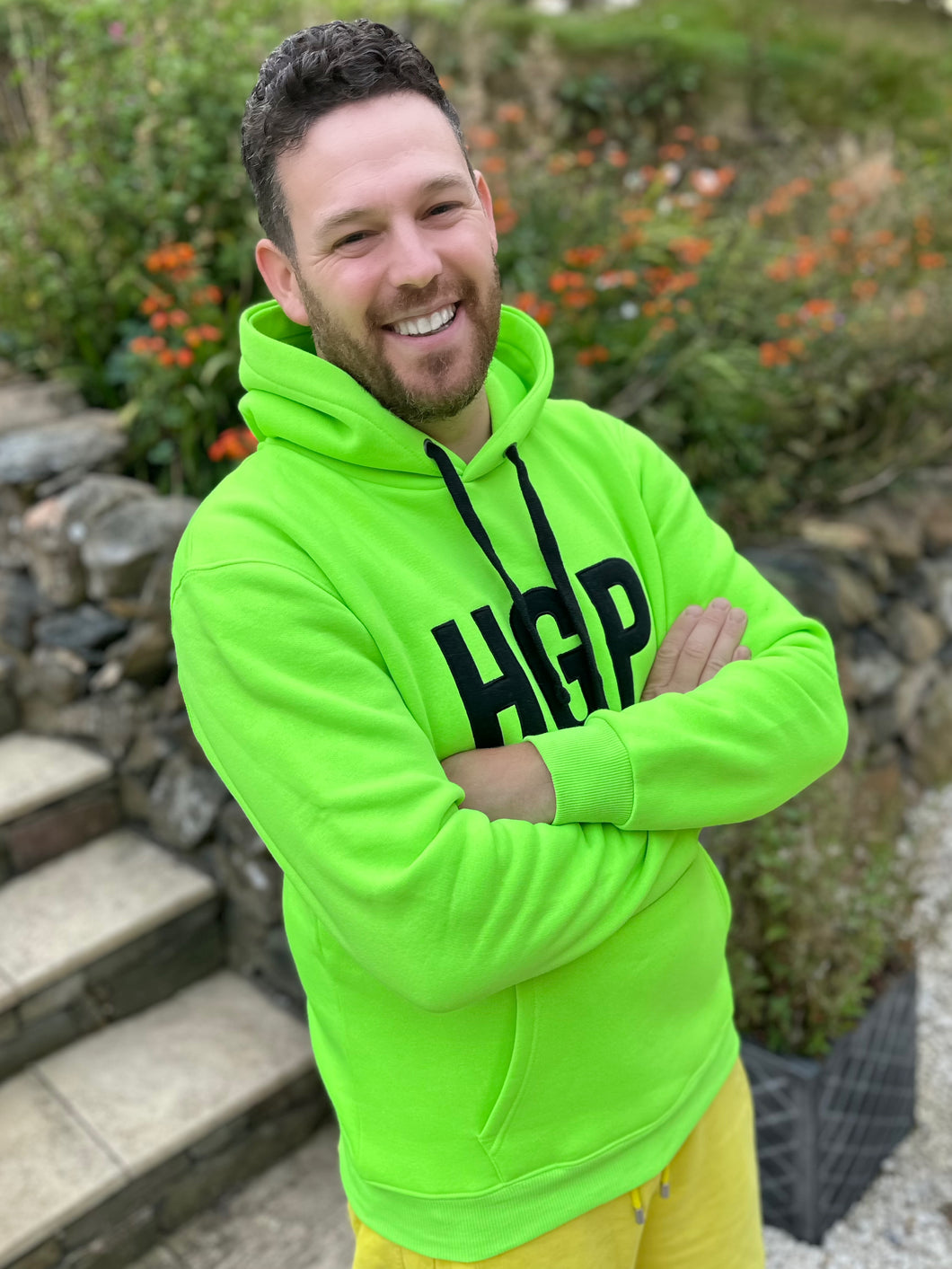 Black and lime green hoodie sale