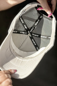 Grey "License Plate" Baseball Cap